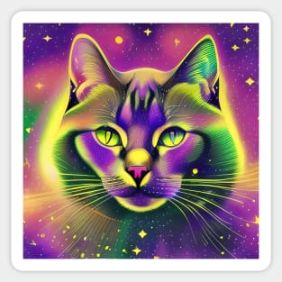 Spiritual Cat Sticker